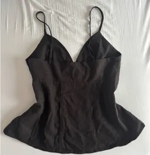 A New Day V-Neck black tank top thumbnail 2