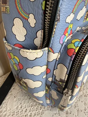 Loungefly x Disney Pixar Up Balloon House Mini Backpack - Blue thumbnail 5