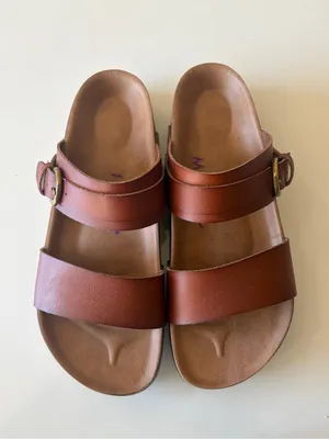 Blowfish Malibu Women's Marge Footbed style Brown slide Buckle Sandals Size 8.5 thumbnail 3
