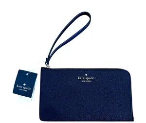 Kate Spade Black Glitter Zip Wallet Wristlet thumbnail 1