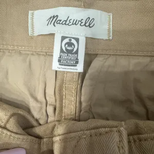 Madewell Womens Cargo Pants Size 23‎ Tan Straight Leg Cargo Pockets Utility Y2K thumbnail 3
