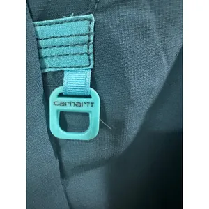 Carhartt Force Womens Teal Blue Cargo Scrub Pants Elastic Waist Drawstring Plus thumbnail 4