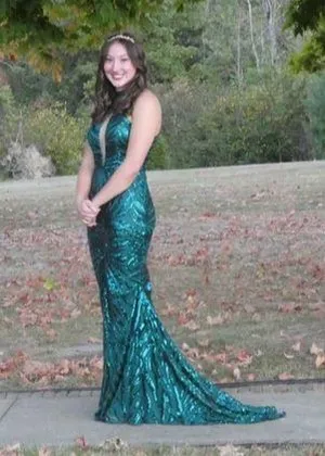 Green Prom Dress Size 4 thumbnail 2