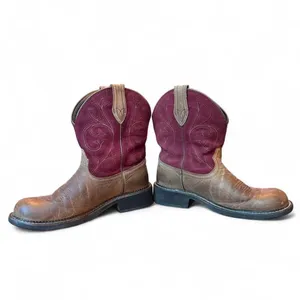 Ariat Fatbaby Heritage Western Boots Women’s Size 10B Burgundy Leather Round Toe thumbnail 6