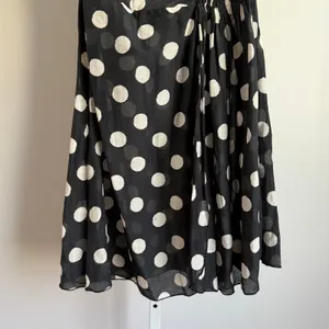 ARYN K. Black White Polka Dot Twist Front Dress‎ Size S thumbnail 3
