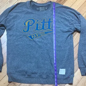 Pitt Panthers Original Retro Brand gray sweatshirt unisex size small thumbnail 6