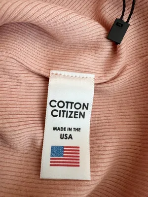 Cotton Citizen Melbourne Midi Skirt Small Pink Side Slit Night Out Minimalist thumbnail 7