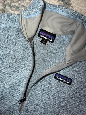 Patagonia Better Sweater 1/4 Zip Fleece Pullover Blue Gray Small thumbnail 4