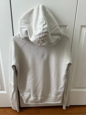 Nili Lotan Janie Hoodie in Chalk thumbnail 3