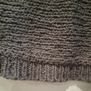 Eileen Fisher Knit Sweater Gray Pullover Chunky 100% Organic Cotton women size S thumbnail 12