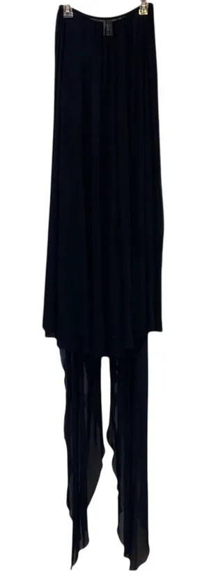 Balera‎ Black Sheer Skirt with Long Tails thumbnail 1