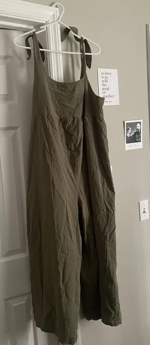 Amazon Olive Green Jumpsuit thumbnail 1