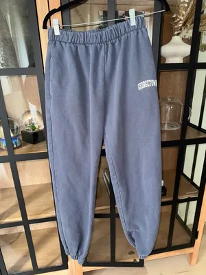 John Galt Brandy Melville Anastasia sweatpants joggers faded navy georgetown thumbnail 2