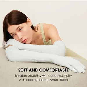 Gloves Women Formal Gray XL UV Protection Touchscreen UPF 50 Driving Cooling OC5 thumbnail 7