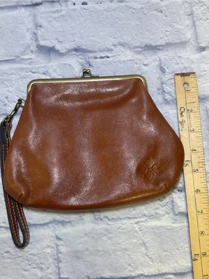 Patricia Nash Savena Kiss-Lock Leather Wristlet Suede Interior Detachable Strap thumbnail 12