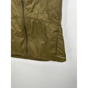 Columbia Omni-Shield Puffer Vest Women XL Olive Green Quilted Full Zip Insulated thumbnail 4