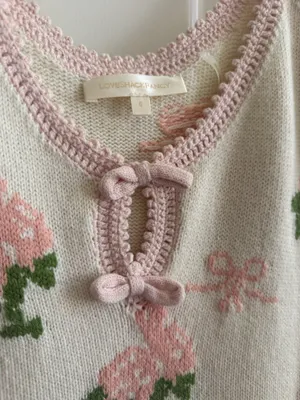 Love Shack Fancy Dress Floral Mini Pink thumbnail 3