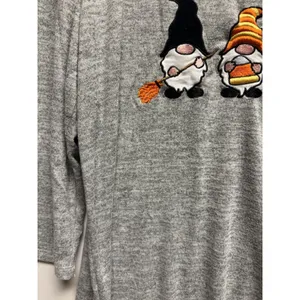 My Danielle Women's Size Large‎ Halloween Gnome 3/4 Sleeve Long Tee thumbnail 2