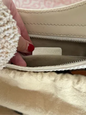 Burberry Cream Plaid Hobo Shoulder Bag thumbnail 2