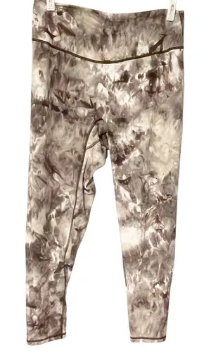 Gymshark Plus Size‎ XXL Brown Tie Dye ELEVATE LEGGINGS Athletic thumbnail 1