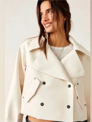Free People Alexis vegan leather Jacket thumbnail 2
