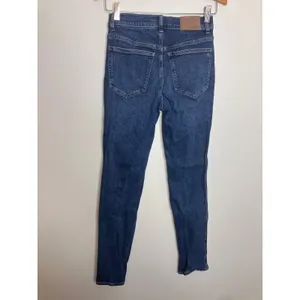 Madewell Stovepipe Jeans Womens 25 Blue Excellent Mid-Rise Straight Leg Denim thumbnail 5