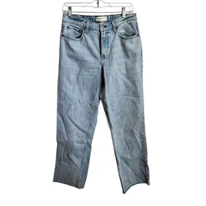 Abercrombie & Fitch Mid Rise 90s Straight Jeans Medium Wash 29 thumbnail 2