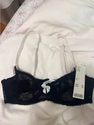 Urban Outfitters Out from under black lace balconette bra thumbnail 3