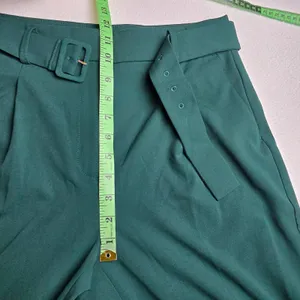 J.‎ Crew Womens Forest Green Pleated Belted Tapered Trousers Pants CB419 Size 8P thumbnail 8