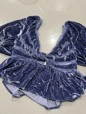 Free people velvet twist top thumbnail 9