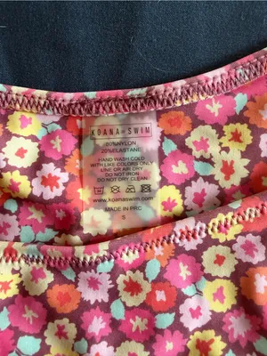 Pink Floral Bikini Bottoms - Bright Daisy Print thumbnail 2