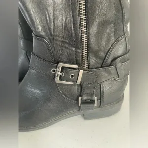 G by Guess Harson‎ Knee High Black Zipper Boot Sz 6.5M EUC! thumbnail 3