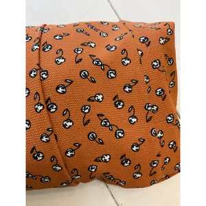 French Connection Dress Orange Floral Square Neck‎ Long Sleeve Midi thumbnail 5