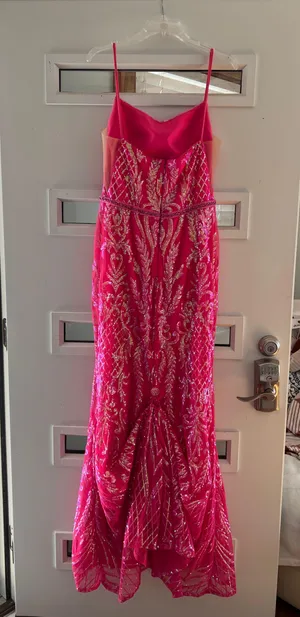 Dress Gallery Pink Sparkly Prom Dress thumbnail 4