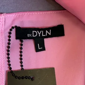 BY.DYLN Hendrix Corset Pink‎ Pinstripe Square Neck Crop Top DL2581 Womens Large thumbnail 2