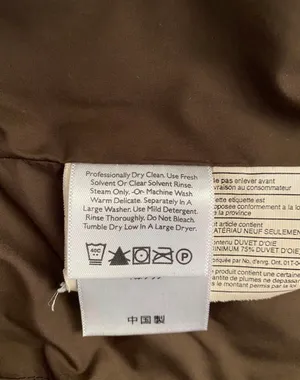 Eddie Bauer Women’s M Brown Down Puffer Vest Full Zip Pockets Lightweight thumbnail 5