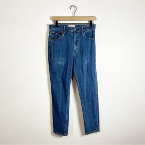 Abercrombie The Mom High Rise Medium Wash Blue Jeans Denim Size 28/6 thumbnail 5