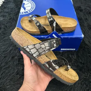 Birkenstock Mayari black metallic gladiator sandals shoes new thumbnail 1