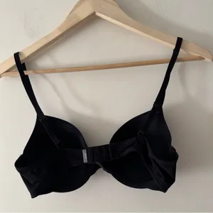 Aerie Black Bra‎ With Small Buttons 34C thumbnail 4