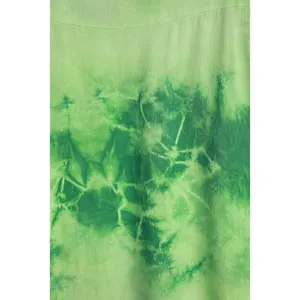 Lulus NWT Green Tie-Dye Cowl Neck Mini Dress Large thumbnail 6