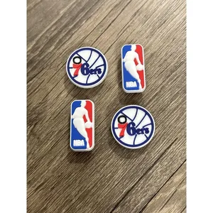 Crocs Philadelphia 76ers Basketball Team Charm For Shoe Charms - 4 Pieces thumbnail 1