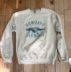 Eagles Crew White Size M thumbnail 1