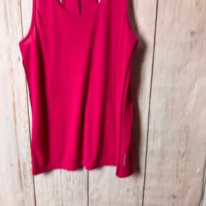 Eddie Bauer Pink Racerback Athletic Workout Tank Top Sz M thumbnail 3