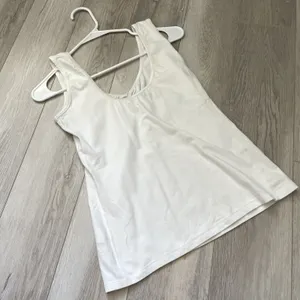 Amour Vert Tank Top cinched bust sleeveless womens White (small) contemporary thumbnail 5