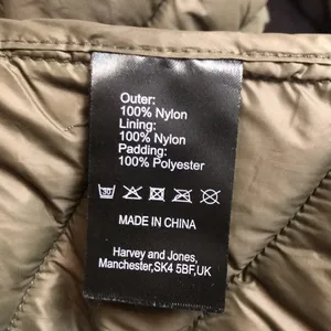 Harvey & Jones Women's Olive Green Nylon Long Line Hooded Puffer Coat thumbnail 13