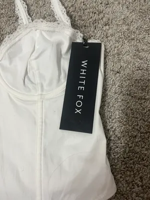 White Fox something in you bustier white thumbnail 2