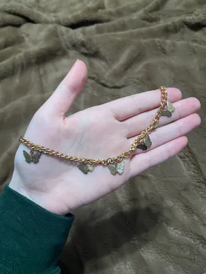 Icing Claire's Gold Butterfly Charm Chain Necklace thumbnail 5