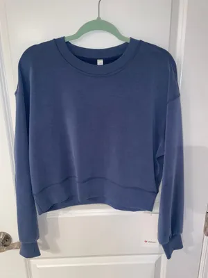 Lululemon Perfectly Oversized Cropped Crew Softstreme thumbnail 1