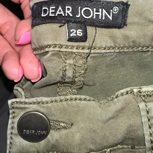 dear john joyrich comfort skinny Army Green‎ Zipper Pocket Pants size 26 thumbnail 2