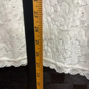 Soma Camisole White Floral Lace Scalloped‎ Trim Lined Stretch Romantic Bridal L thumbnail 4